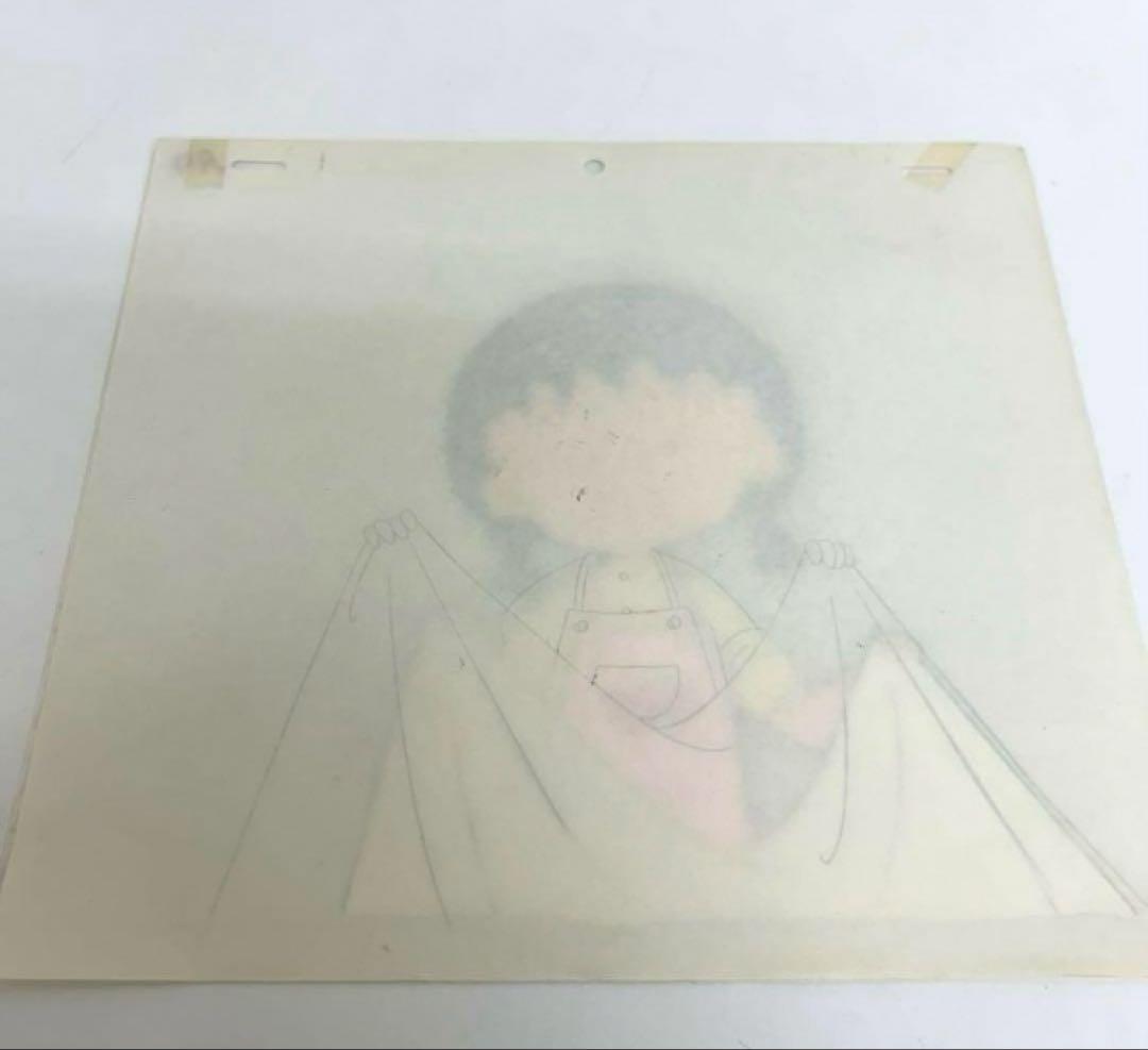 e682- ちびまる子ちゃんセル画 2枚まるちゃんお姉ちゃん