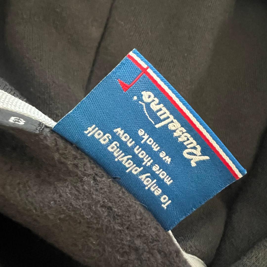 Russeluno ラッセルノ　パーカー　フーディ　メンズ　ゴルフ　ルチャ　黒