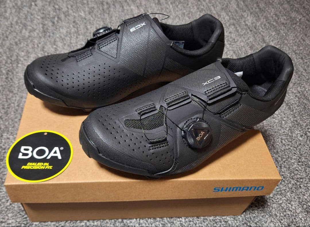 限定価格SHIMANO XC3 シューズ BOA ブラック