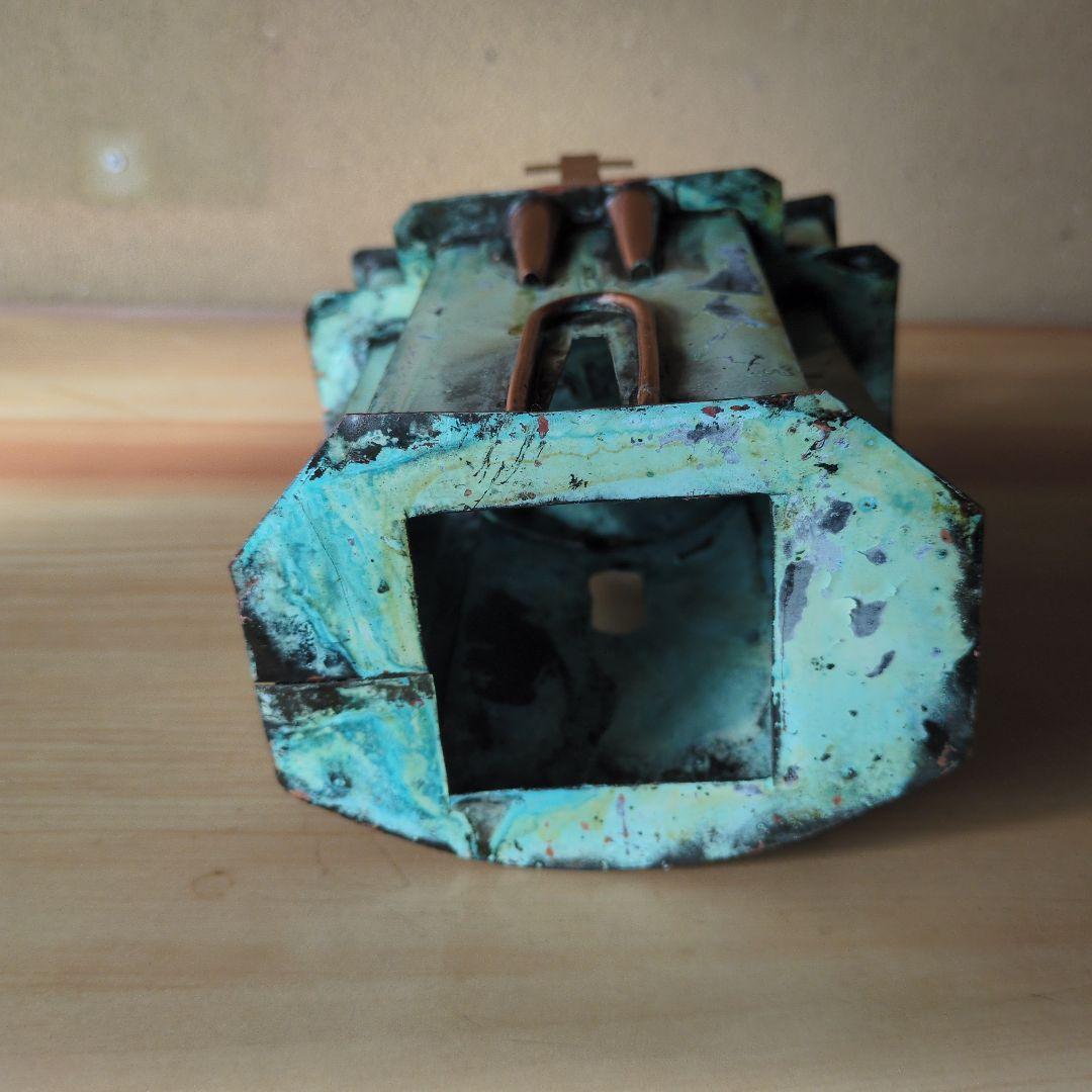 メタル教会ベル付き　ペルー製　銅製　ビンテージ