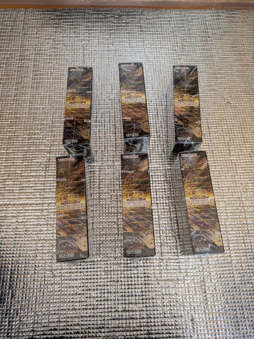 遊戯王 QUARTER CENTURY ART COLLECTION 6BOX