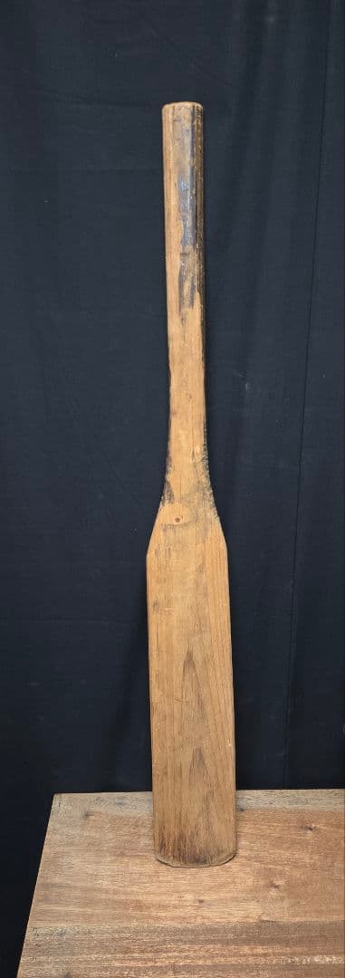 古道具アンティーク木製オール 約98cm