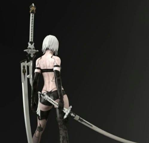 NieR:Automata 1/7 スケール H29cm 樹脂 レジン 未組立