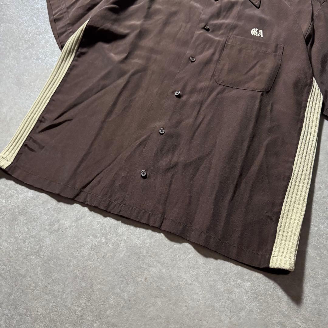 希少 90s Coca Cola コカコーラ ボウリングシャツ 開襟 刺繍