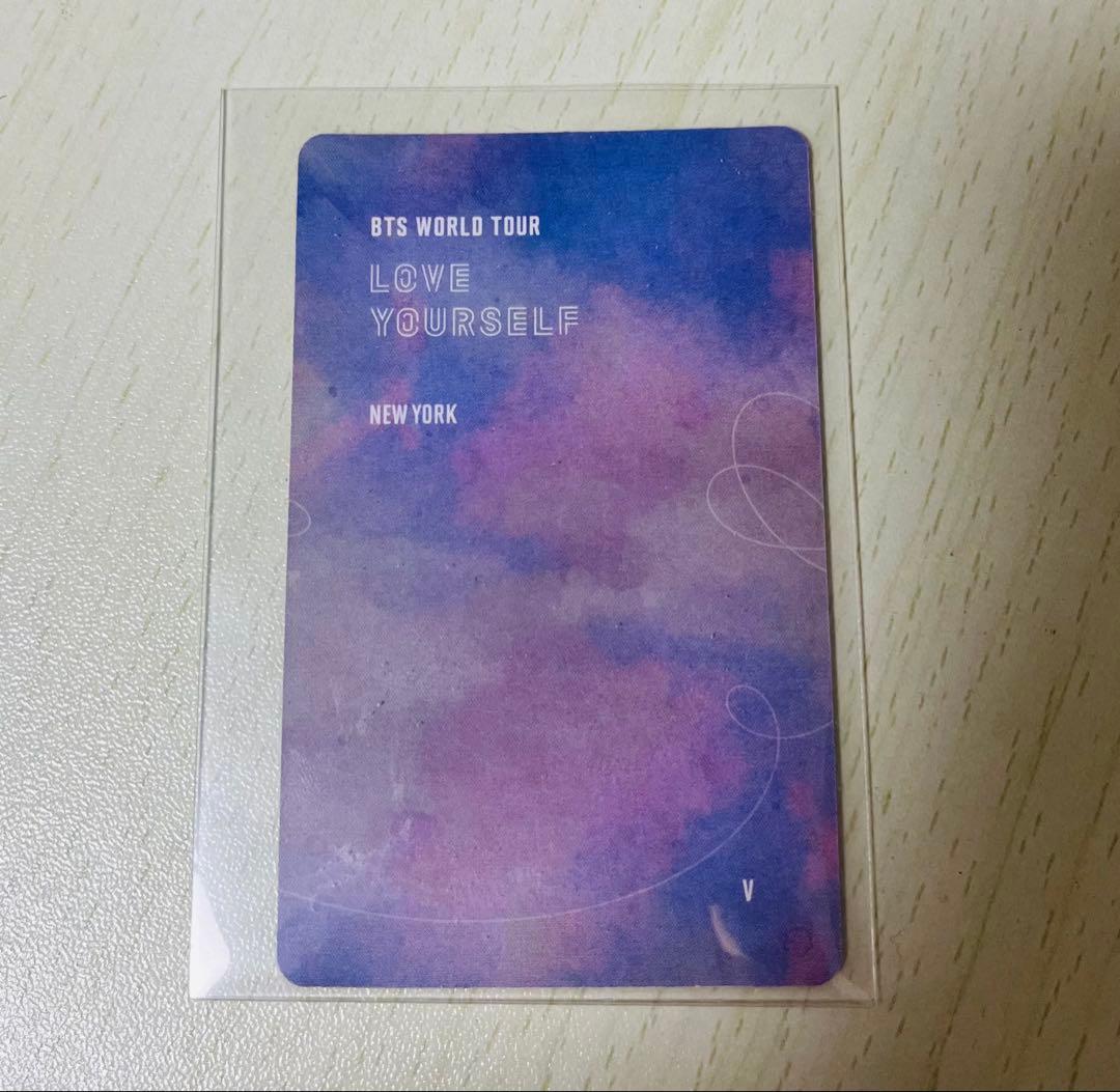 BTS lys ニューヨーク NY テヒョン テテ 公式トレカ