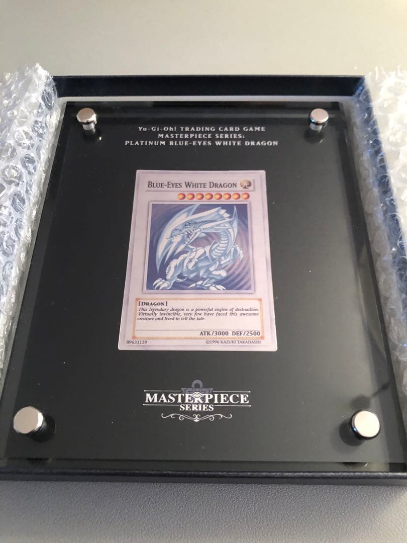 遊戯王OCG プラチナ製（純銀）青眼の白龍　ブルーアイズホワイトドラゴン　英語版