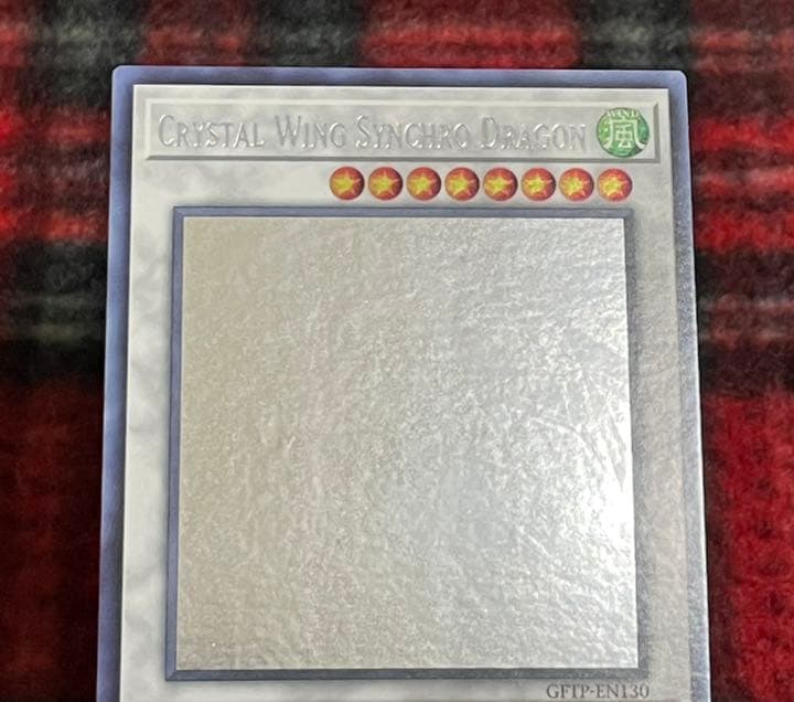 遊戯王(EU版)クリスタルウイングシンクロドラゴン ホログラフィックレア　希少