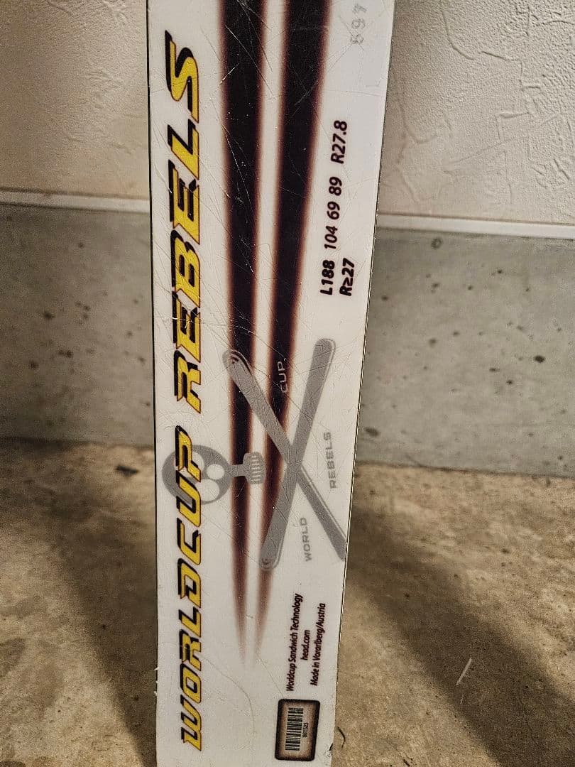 HEAD worldcup GS ﻿188cm