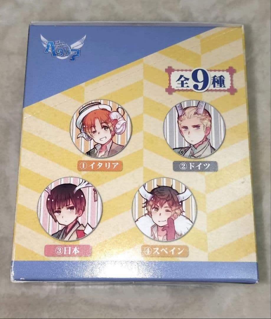 【BOX未開封新品】ヘタリア　キャラバッジコレクション 1BOX