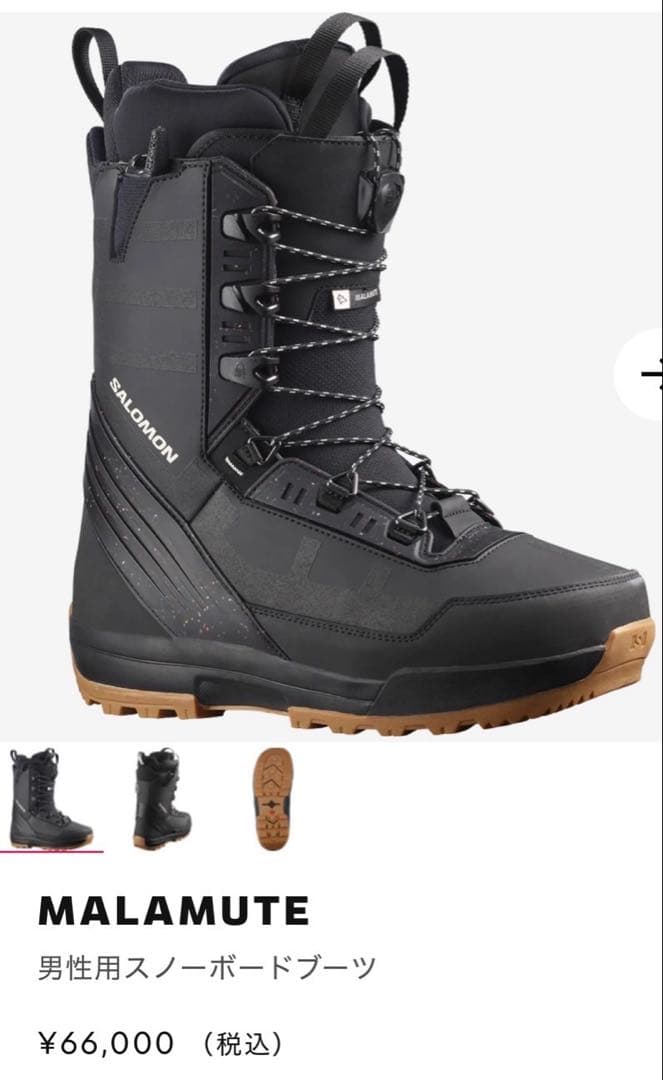 【値下げ中】SALOMON マラミュート 27㎝