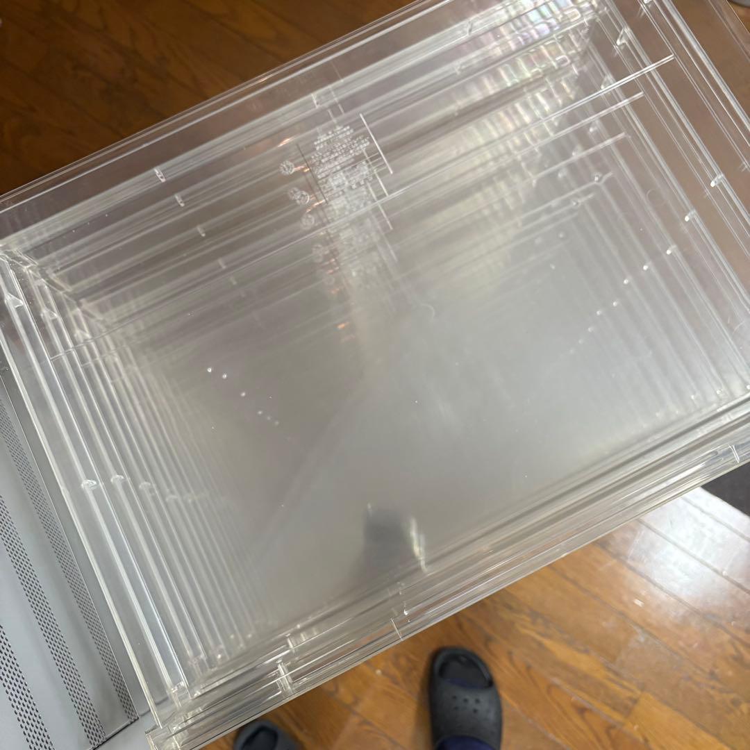 ケンジ様！スチール製キャビネット 多段式 シルバーパンチング加工　A3サイズ収納