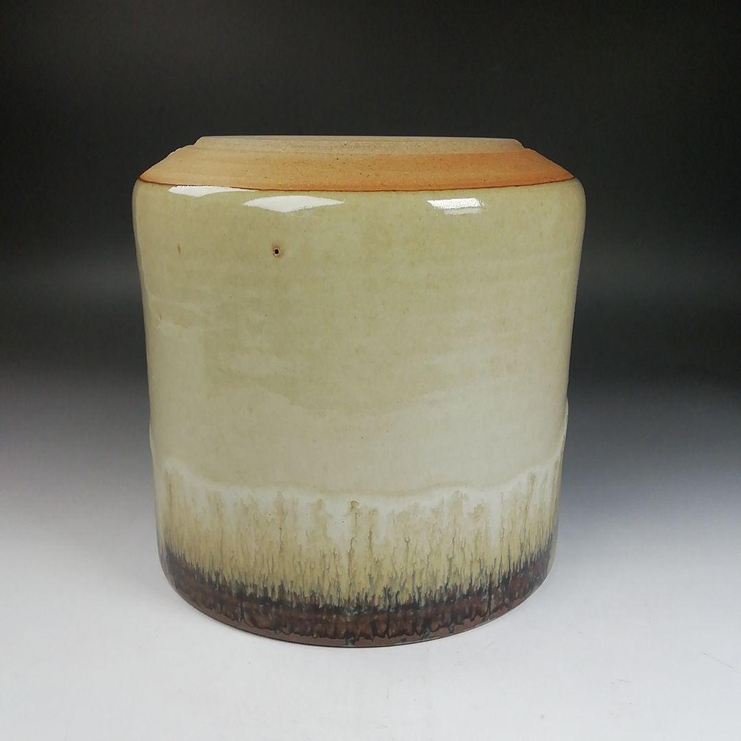 Ｗ７１　水指　『朝鮮唐津　水指』『宇田佐平 造』　共箱　茶道具