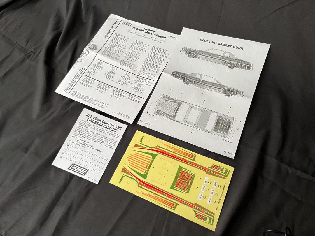 動作品　リンドバーグ　’79 Cadillac LOWRIDERホイールGOLD