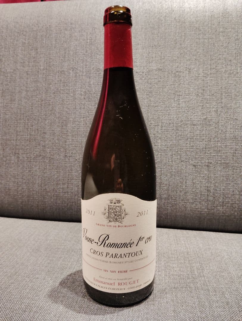 【空き瓶】ヴォーヌロマネ 1級 クロパラントゥ2011