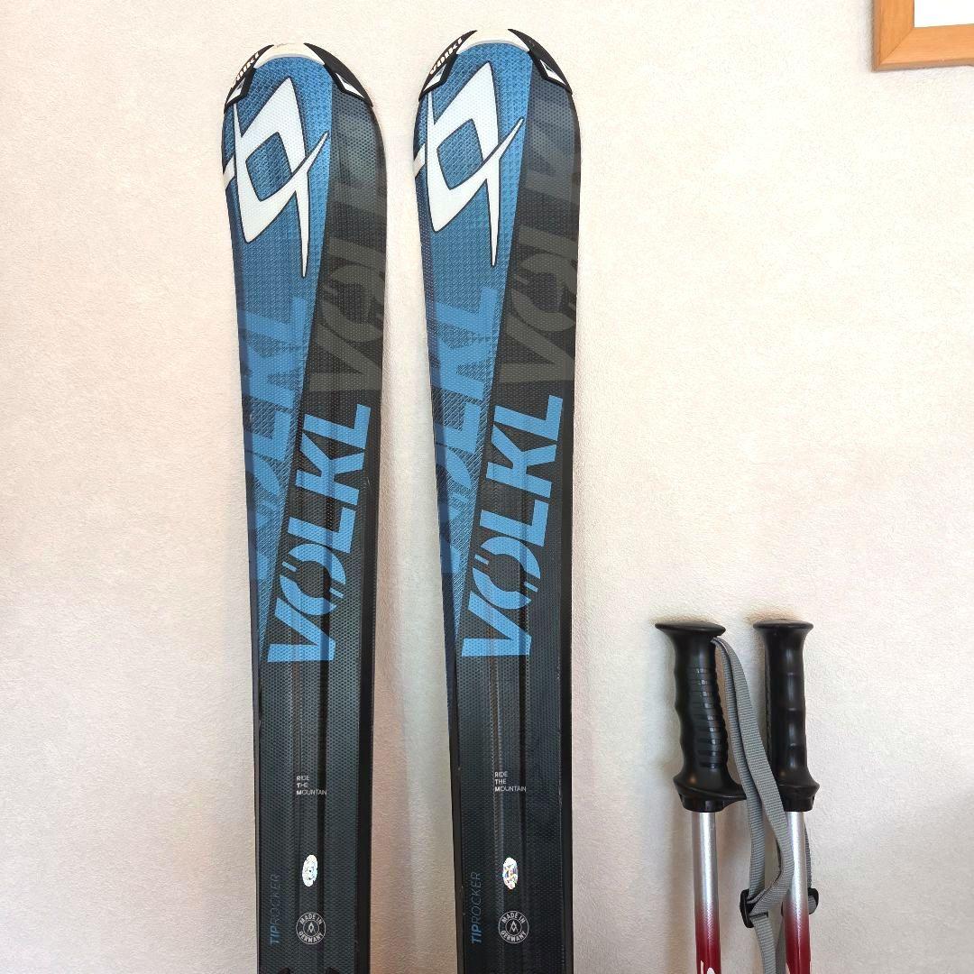 専用♡美品♡メンズVÖLKLカービングスキーMARKERビンデSINANOポール