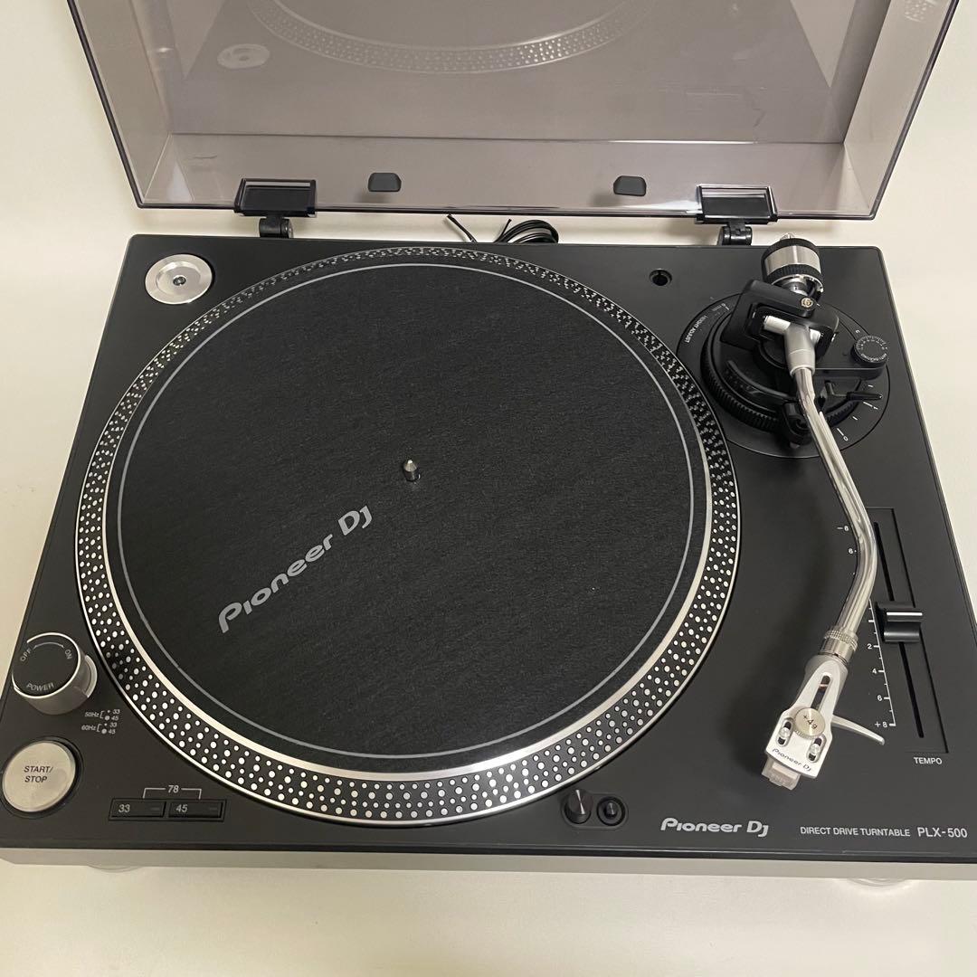 Pioneer PLX-500-K DJターンテーブル　カートリッジ付き