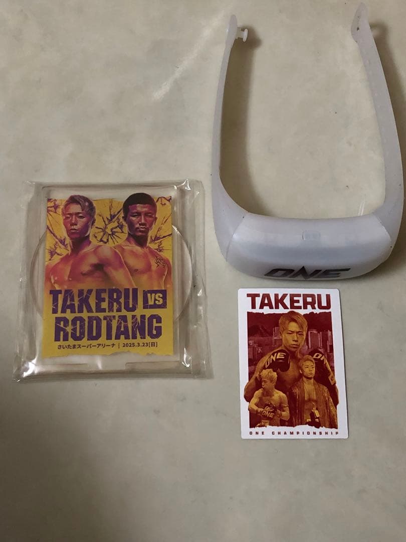ONE 172 武尊 VS ロッタン　アクスタ シール ライト 3点セット