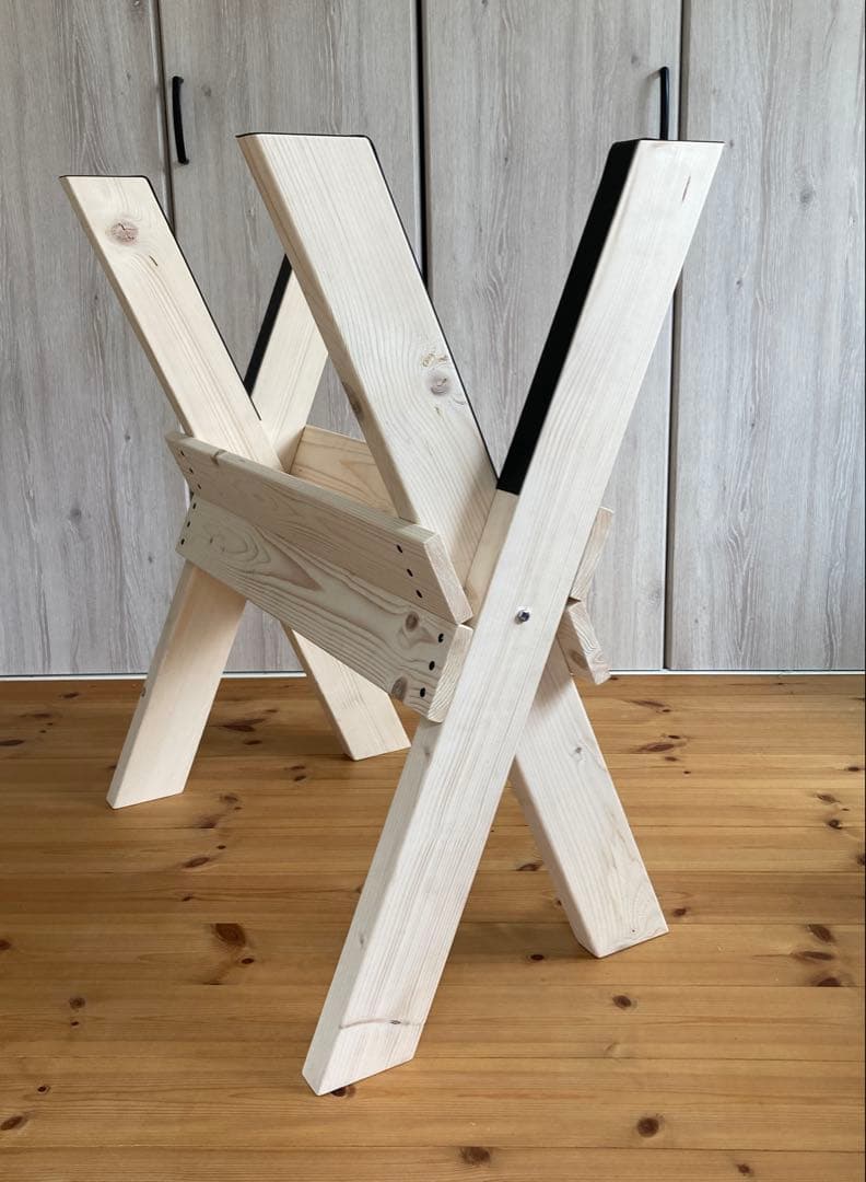 2日間限定値下げ！開閉式！木製サーフボード用メンテナンススタンド　スタンドラック