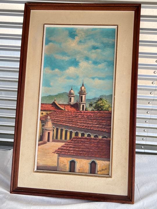 ◆油絵　Eloy Arcas  直筆◆A-3447