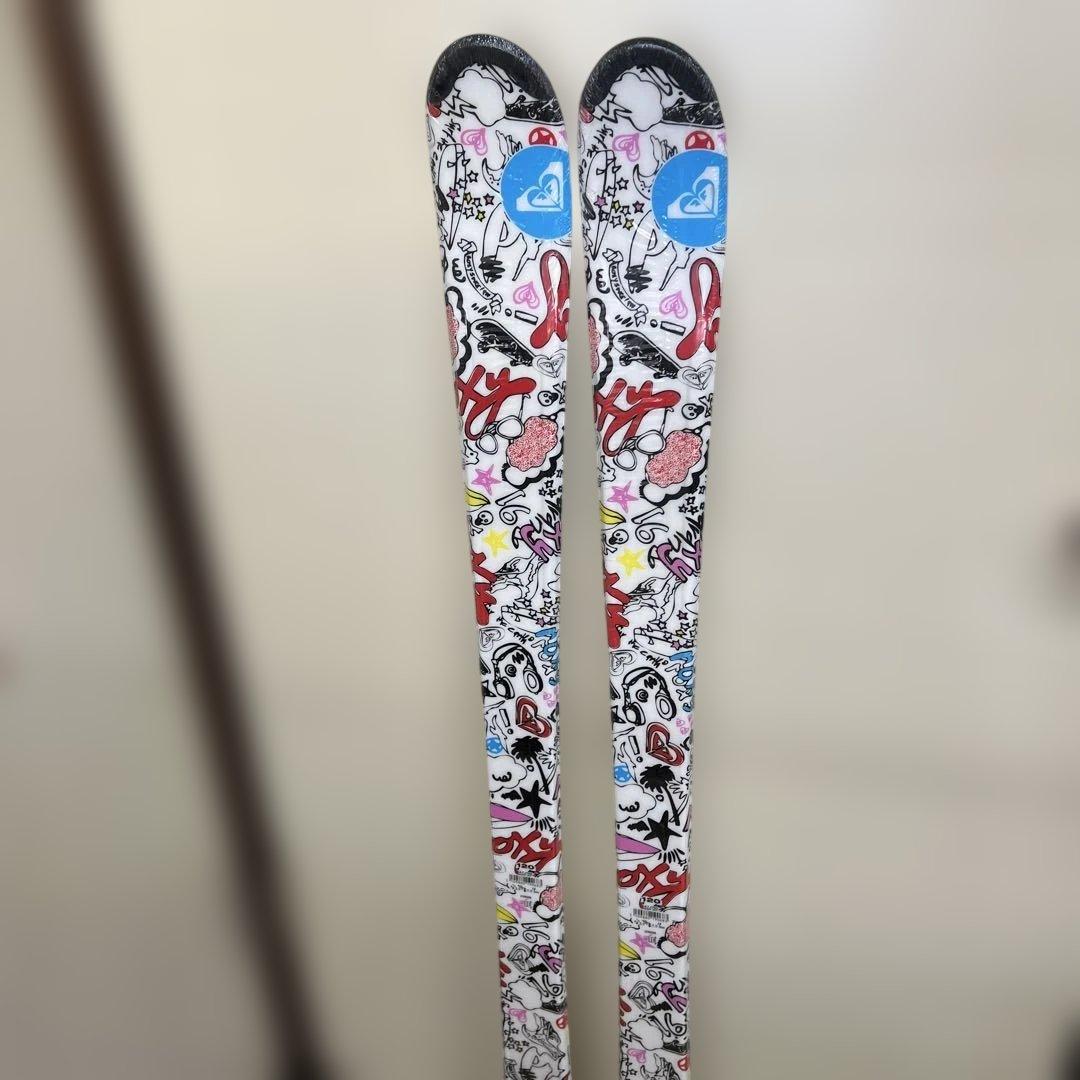 ROXY ジュニアスキー　ビンディング付き　120センチ
