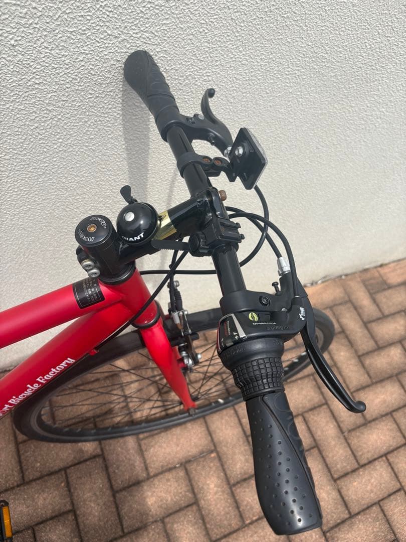 と*す様 クロスバイク　フロントシングル　スポーツバイク　vブレーキ