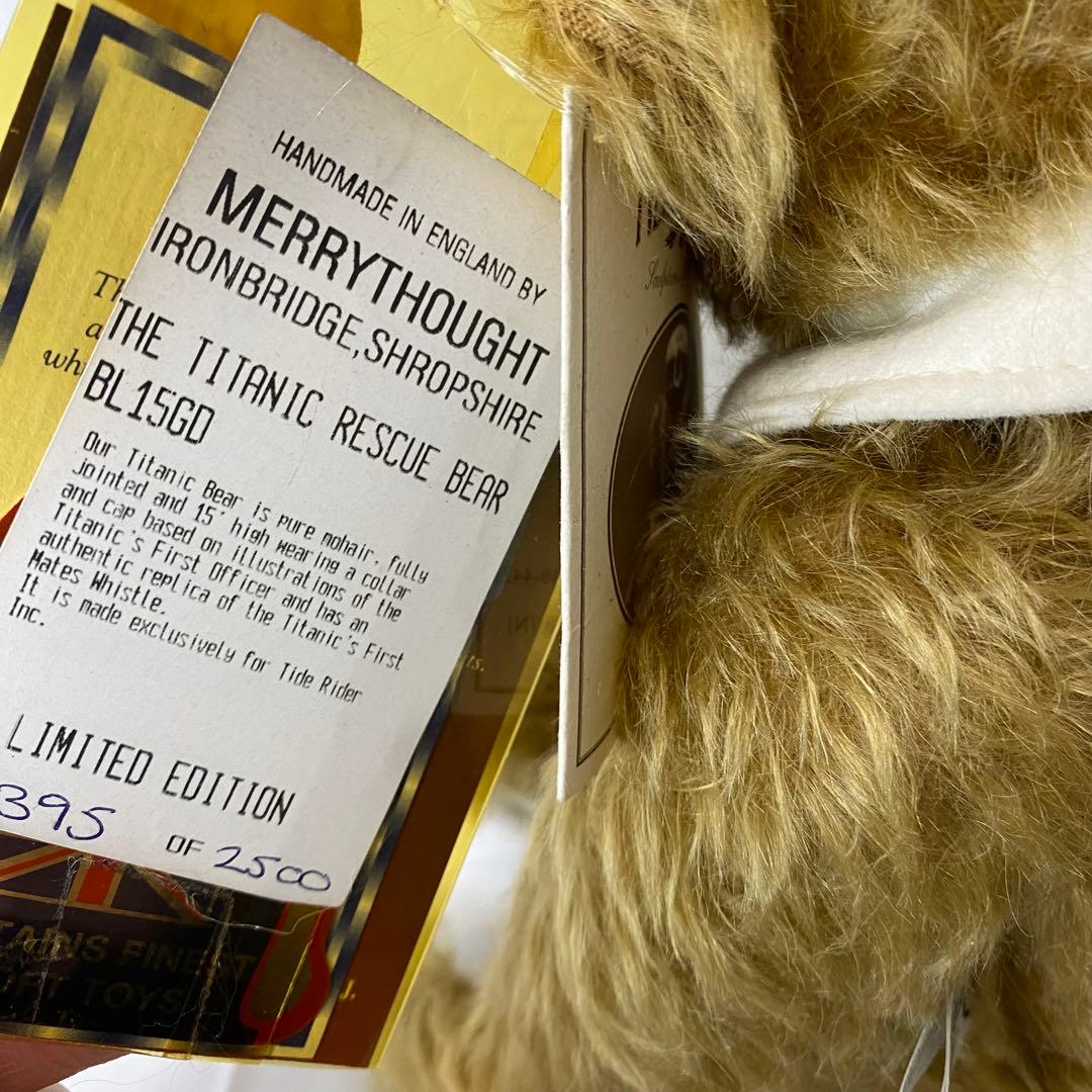 【希少品】Merry Thought タイタニック　テディベア