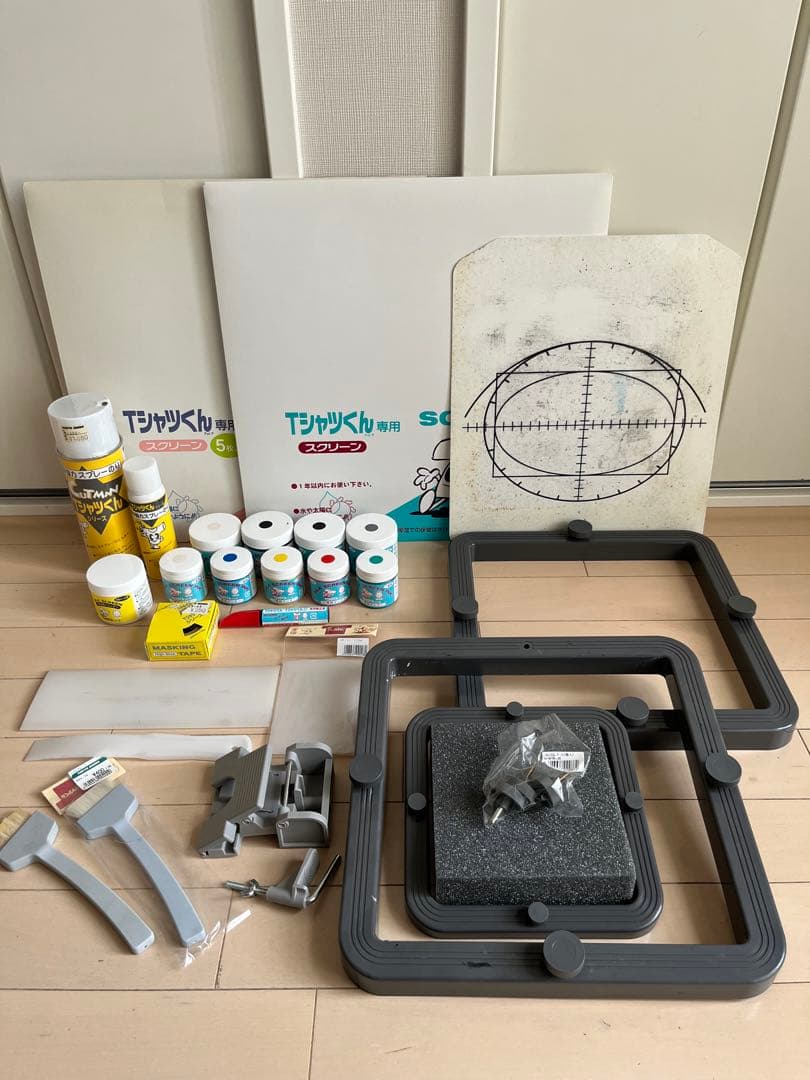 Tシャツくんシルクスクリーン印刷オマケ付