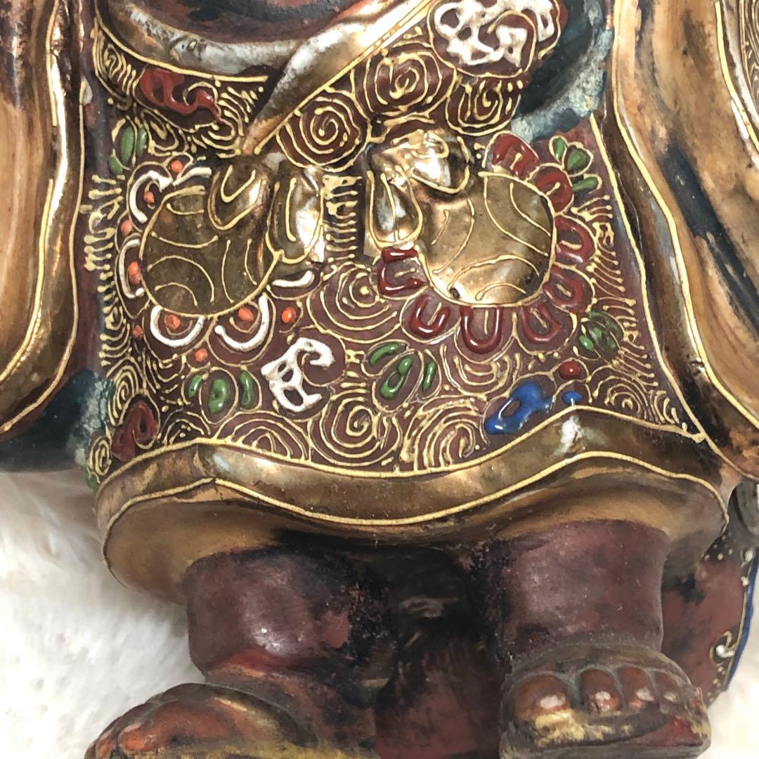 古民家　布袋仏像　極細工彫刻　旧家蔵出　人形　骨董品　アンティーク