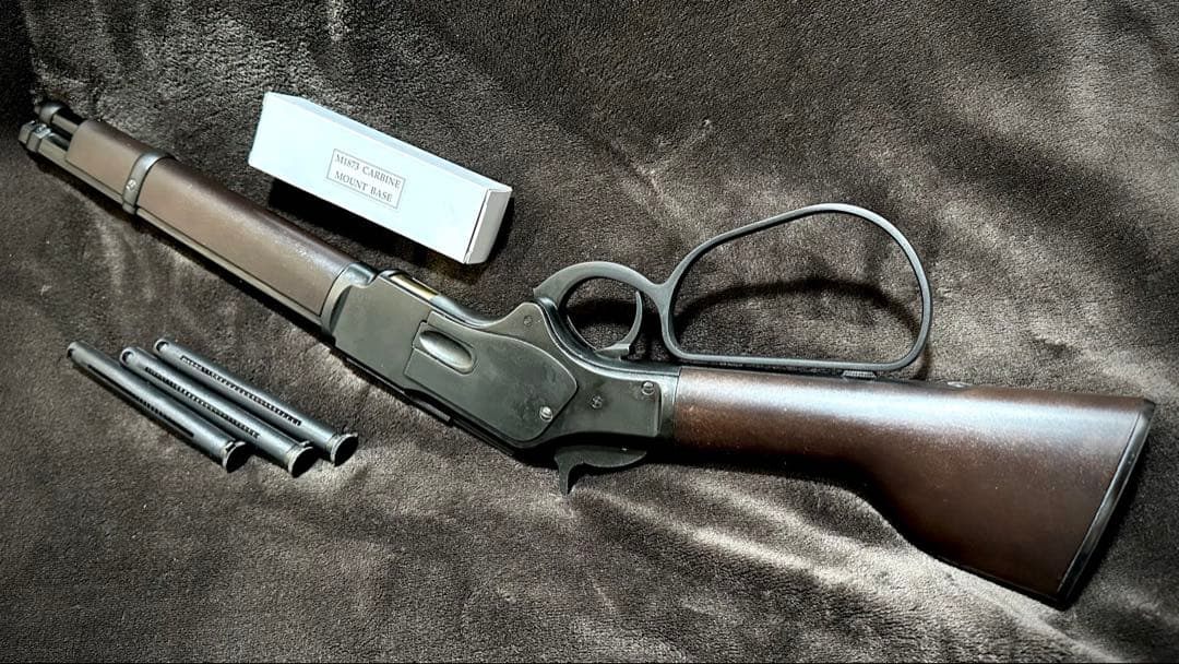 KTW ウィンチェスター ランダルカスタム 専用マウントレール 予備マガジン付き