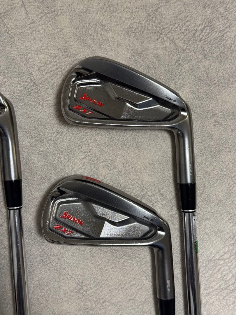スリクソン ZX7 mk2 限定 ブラッククロム #5~P アイアン DST