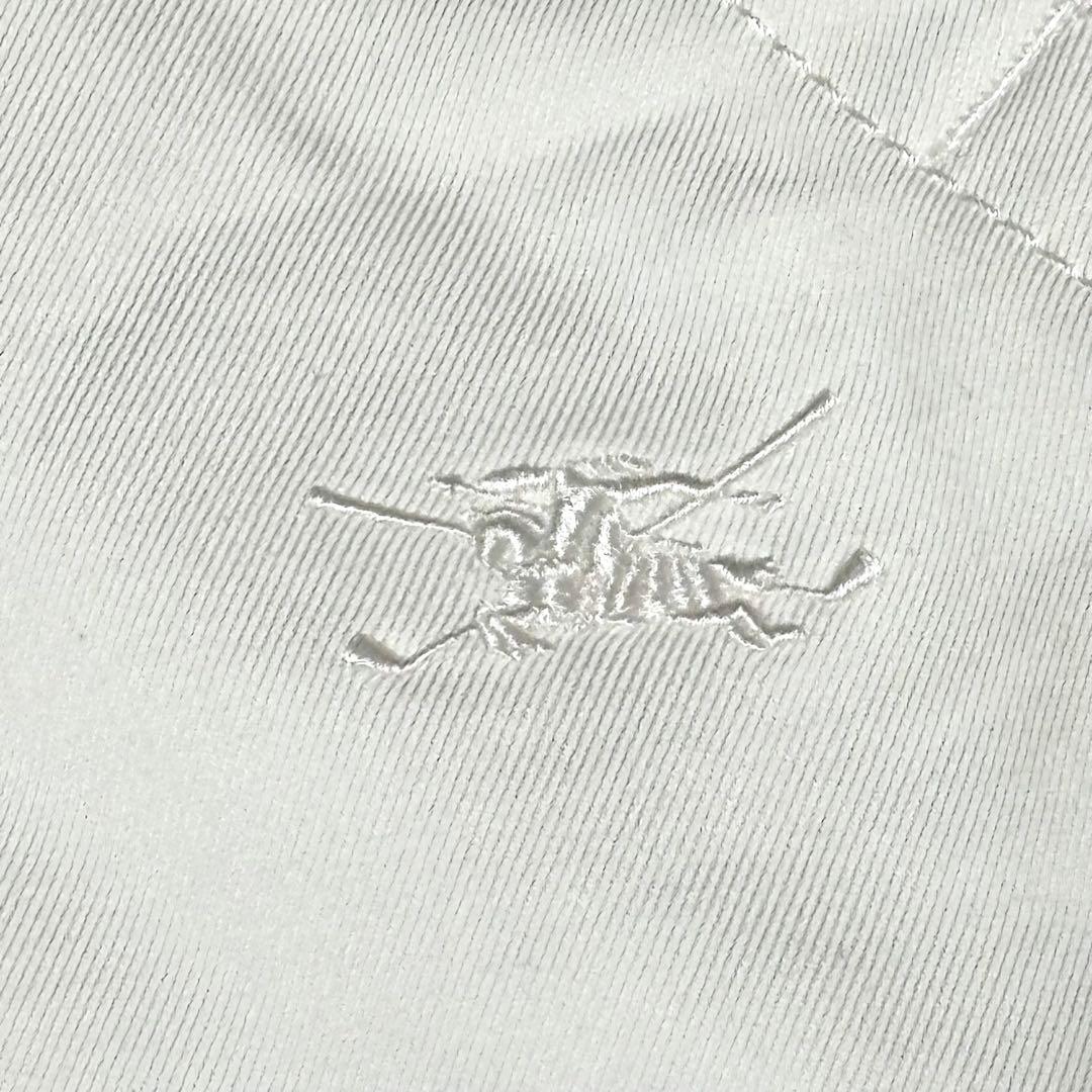 【極美品】バーバリーゴルフ　ハーフパンツ　短パン　ノバチェック　ホースロゴ　白