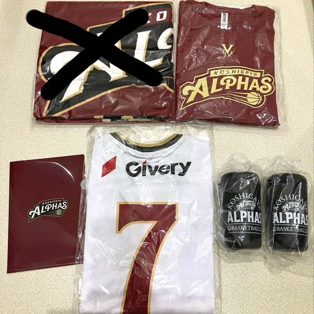 【新品】25-26越谷アルファーズ♯7松山駿選手アウェーユニフォーム他