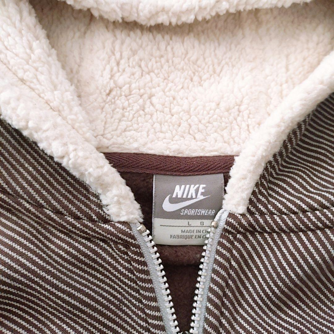 Nike ブラウンスウェット　上下セット 　Lサイズ　銀タグ