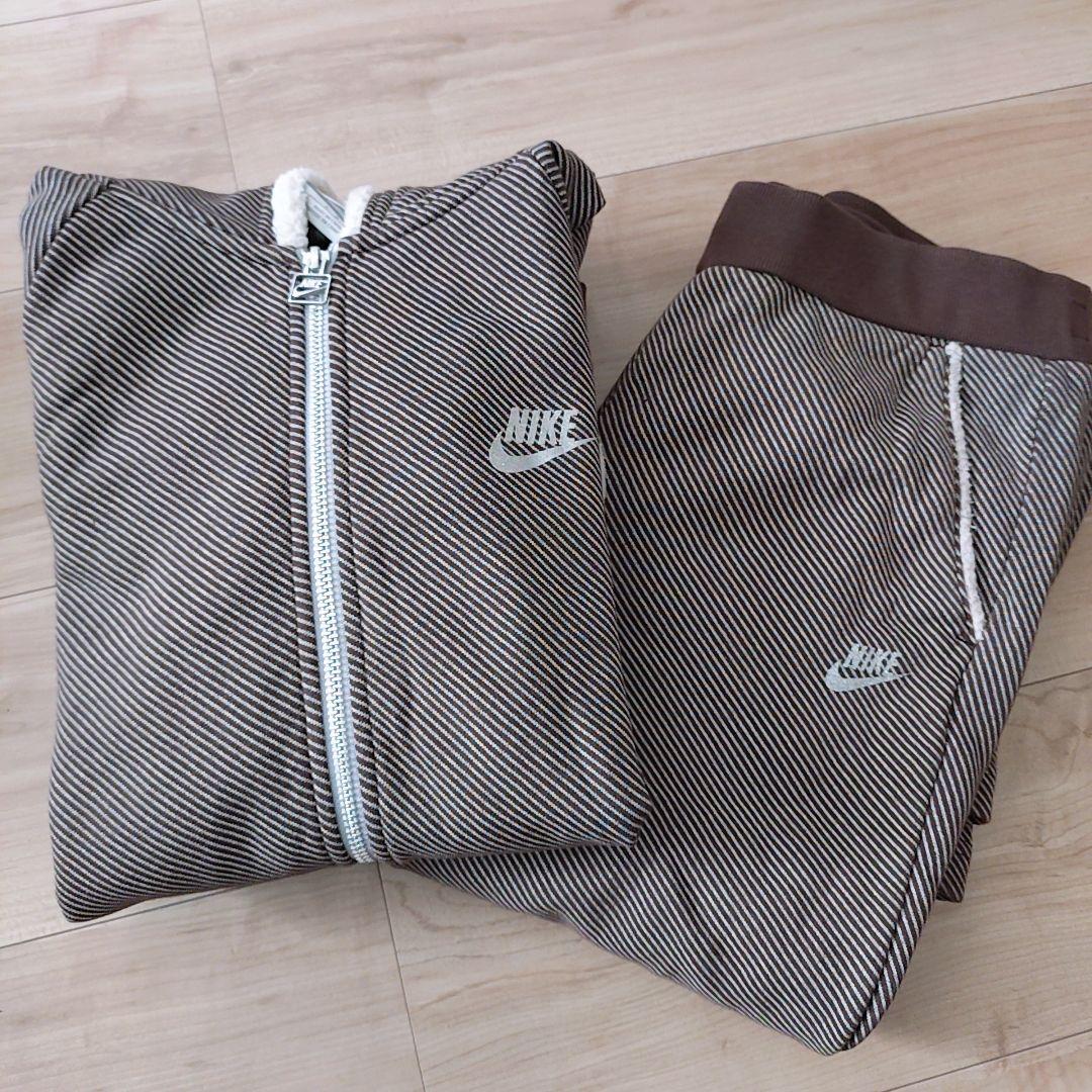 Nike ブラウンスウェット　上下セット 　Lサイズ　銀タグ