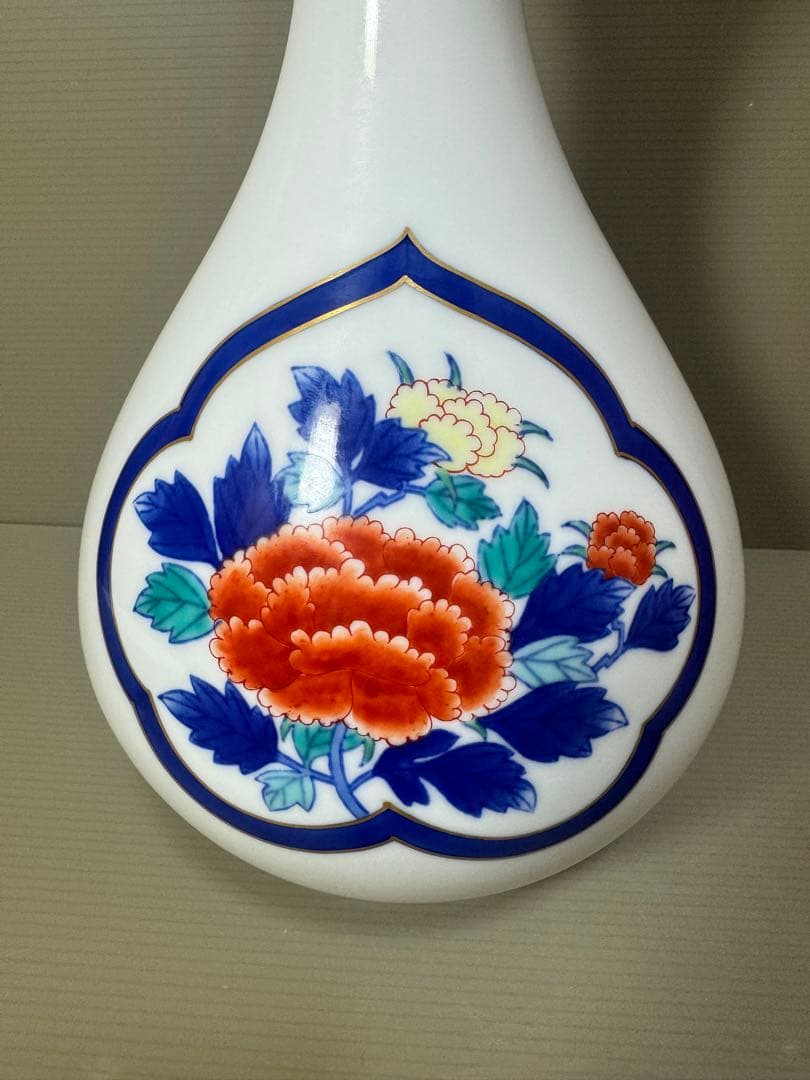 2228 香蘭社　金彩　花瓶