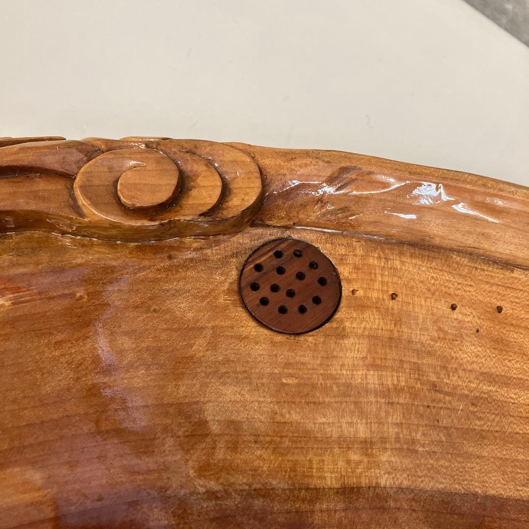 アンティーク 中国骨董 龍彫刻 天然木 原木茶盤 工芸茶盤 茶器 茶船 敷板