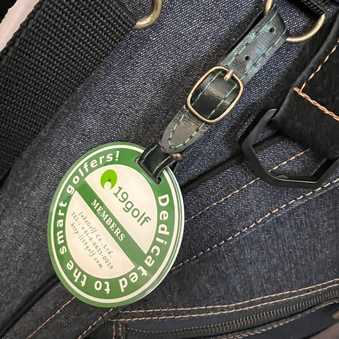 19golf ジュークゴルフ　キャディバッグ デニム　自立　スタンド