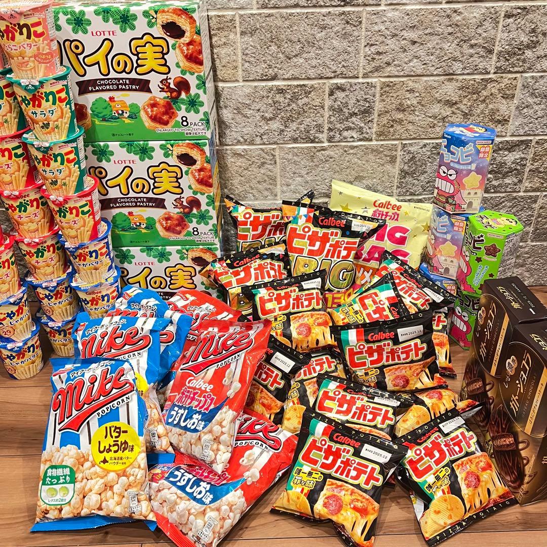 【激安新品】菓子 じゃがりこ パイの実 ピザポテト コンソメ チョコビ ガトー