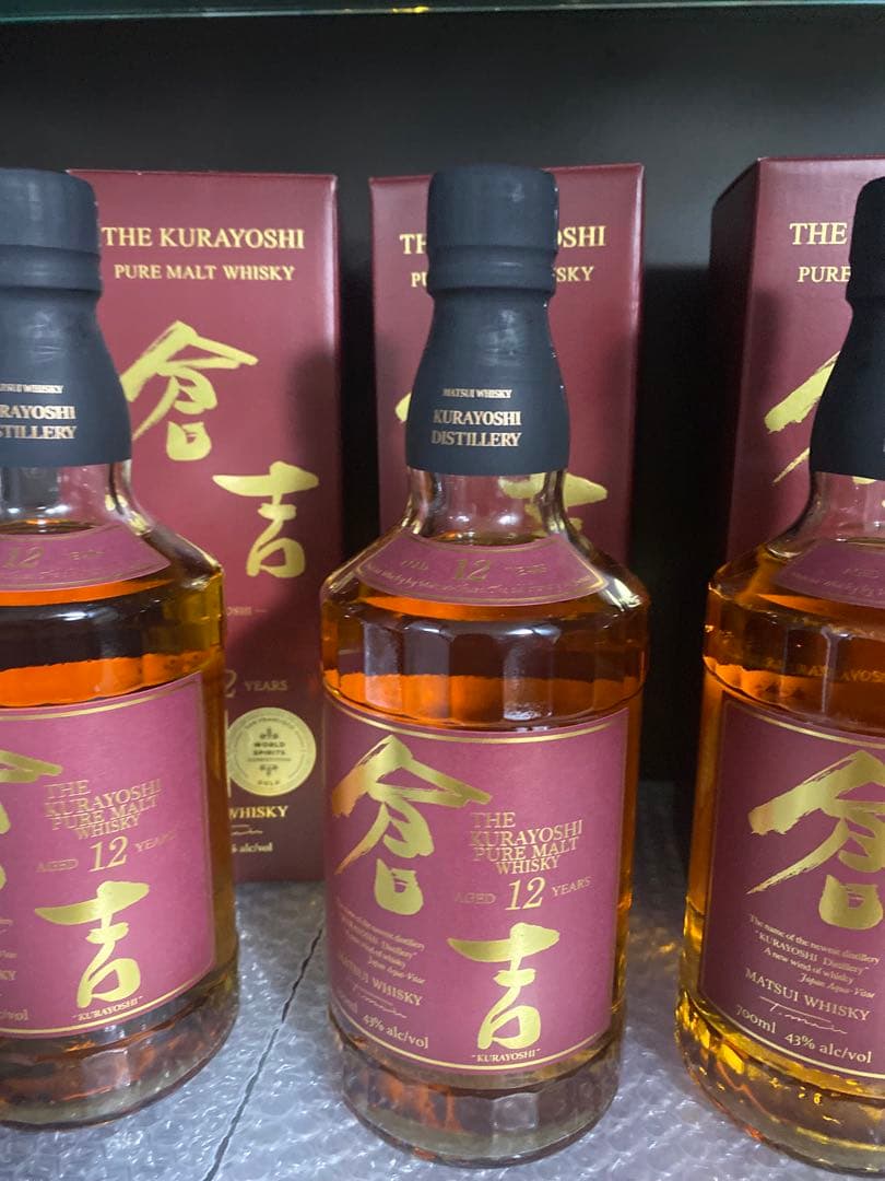 マツイピュアモルトウイスキー倉吉 12年43度 700ml