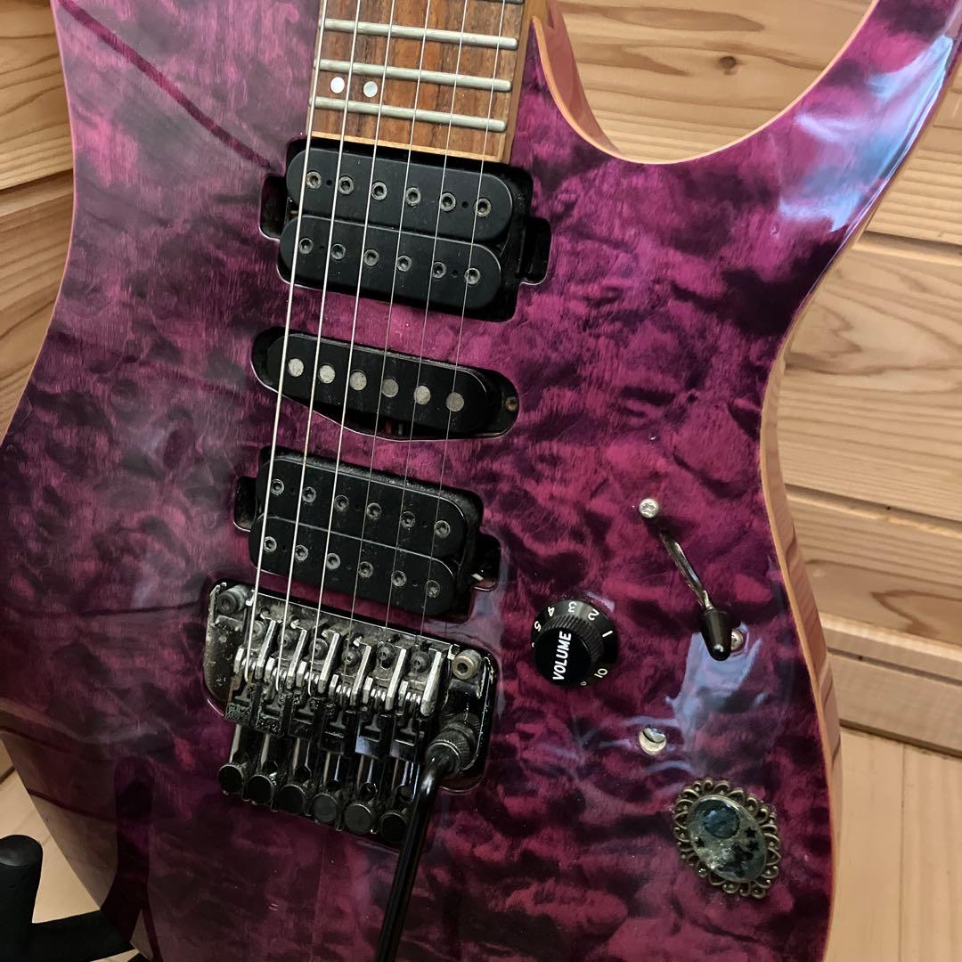 Ibanez Premium エレキギター パープル 24フレット