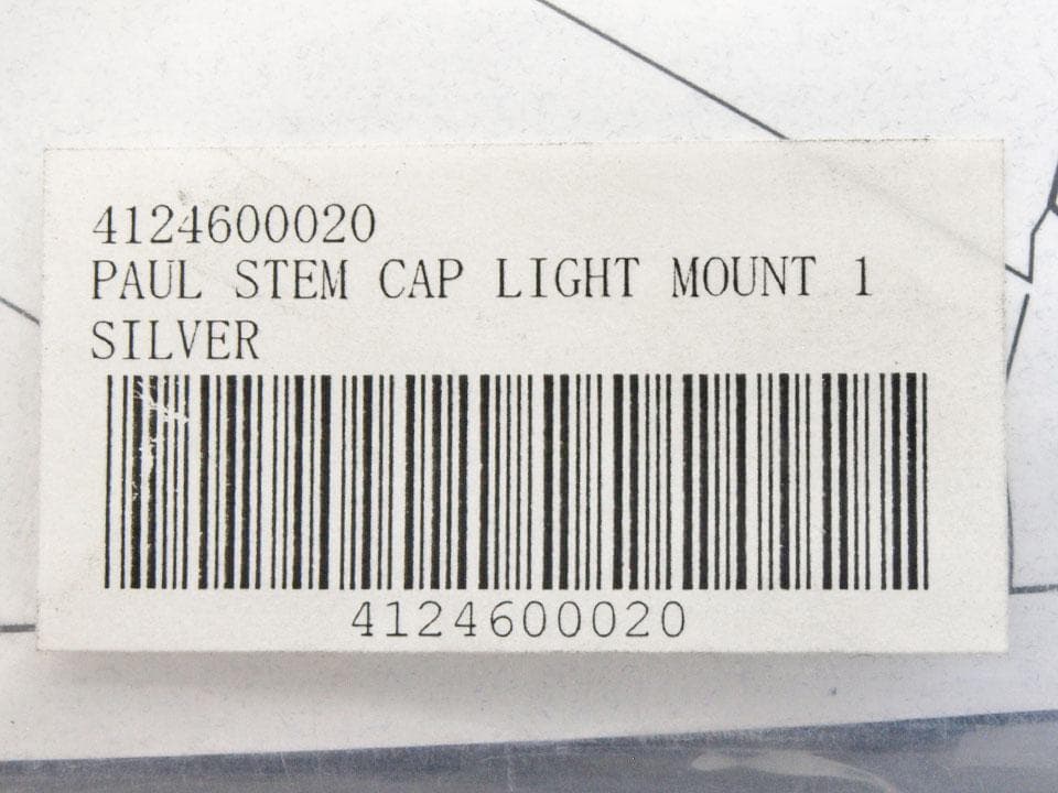 ポール（Paul）ステム キャップ ライト マウント 1インチ 新品未開封品