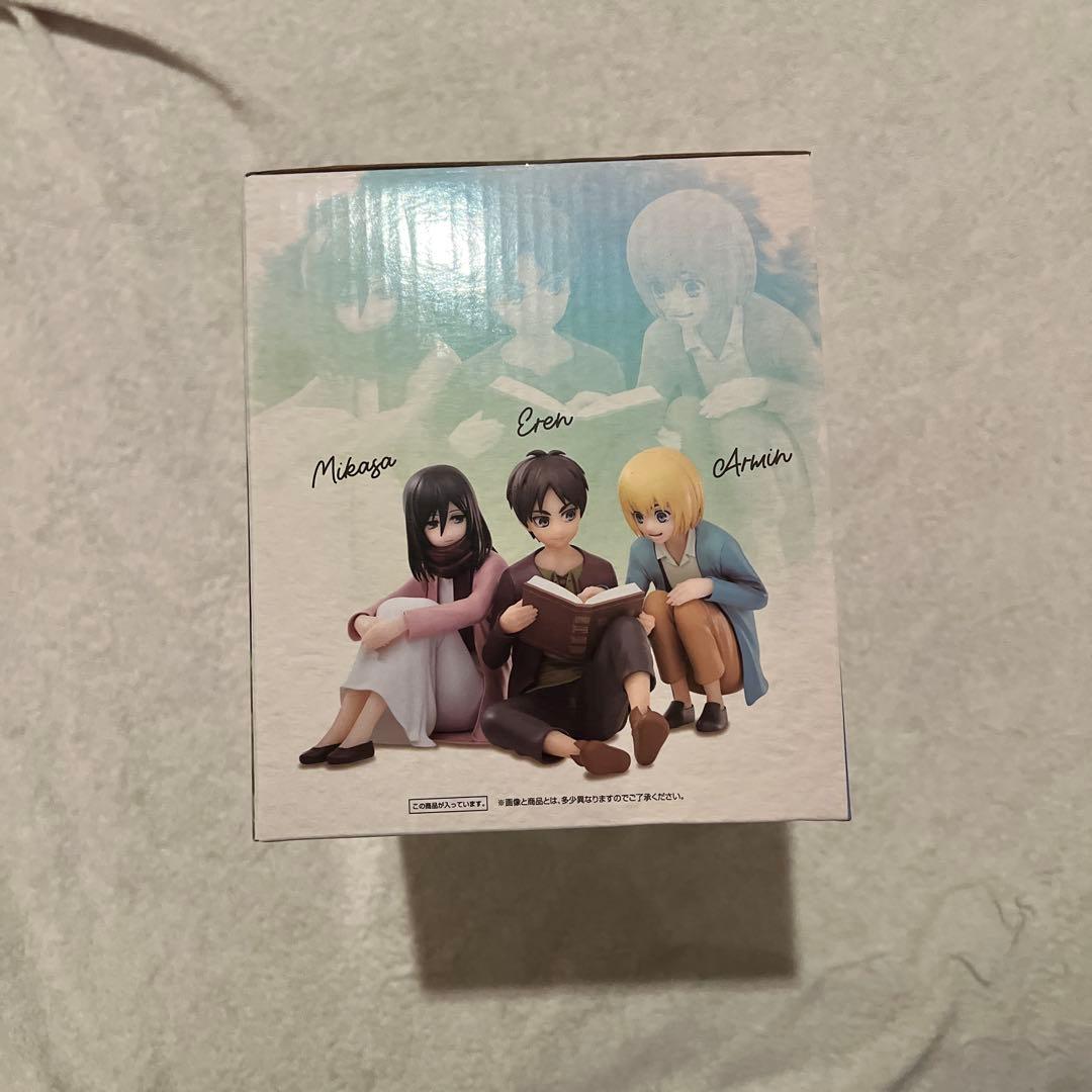 進撃の巨人 一番くじ A賞エレン&ミカサ&アルミン　D賞アクリルボード