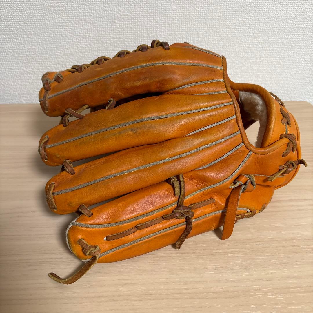 Mizuno Pro オレンジレザーグローブ