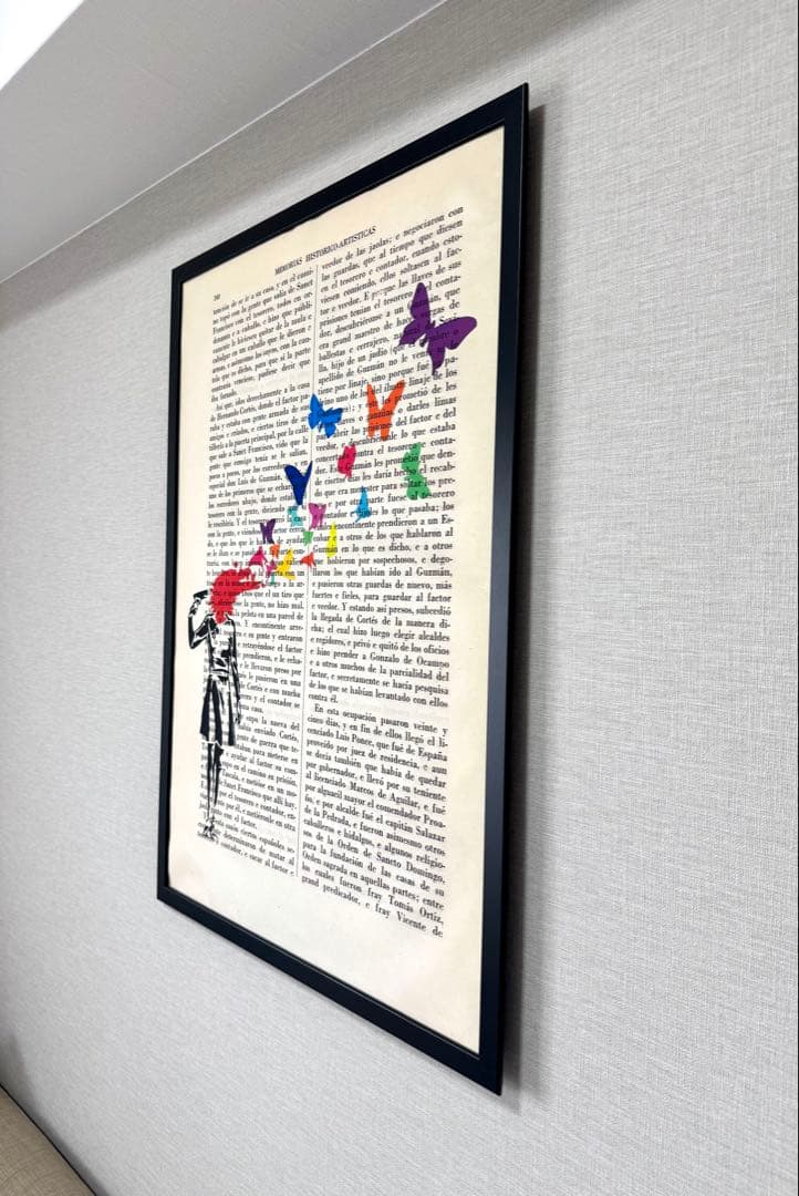 No.278フレーム付きキャンバスアート　ストリートアート　バスキア　バンクシー