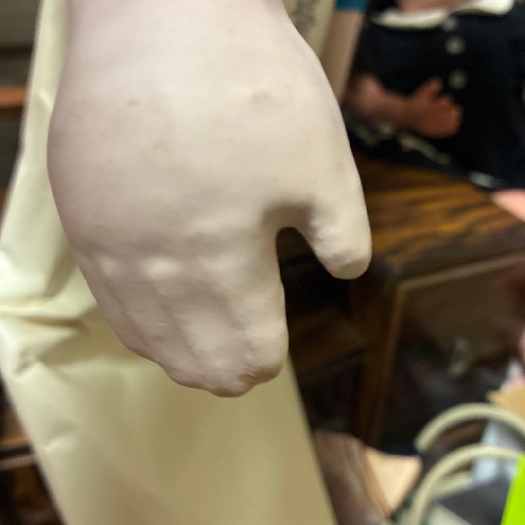 市松人形 大きな男の子　銘あり　真光齋