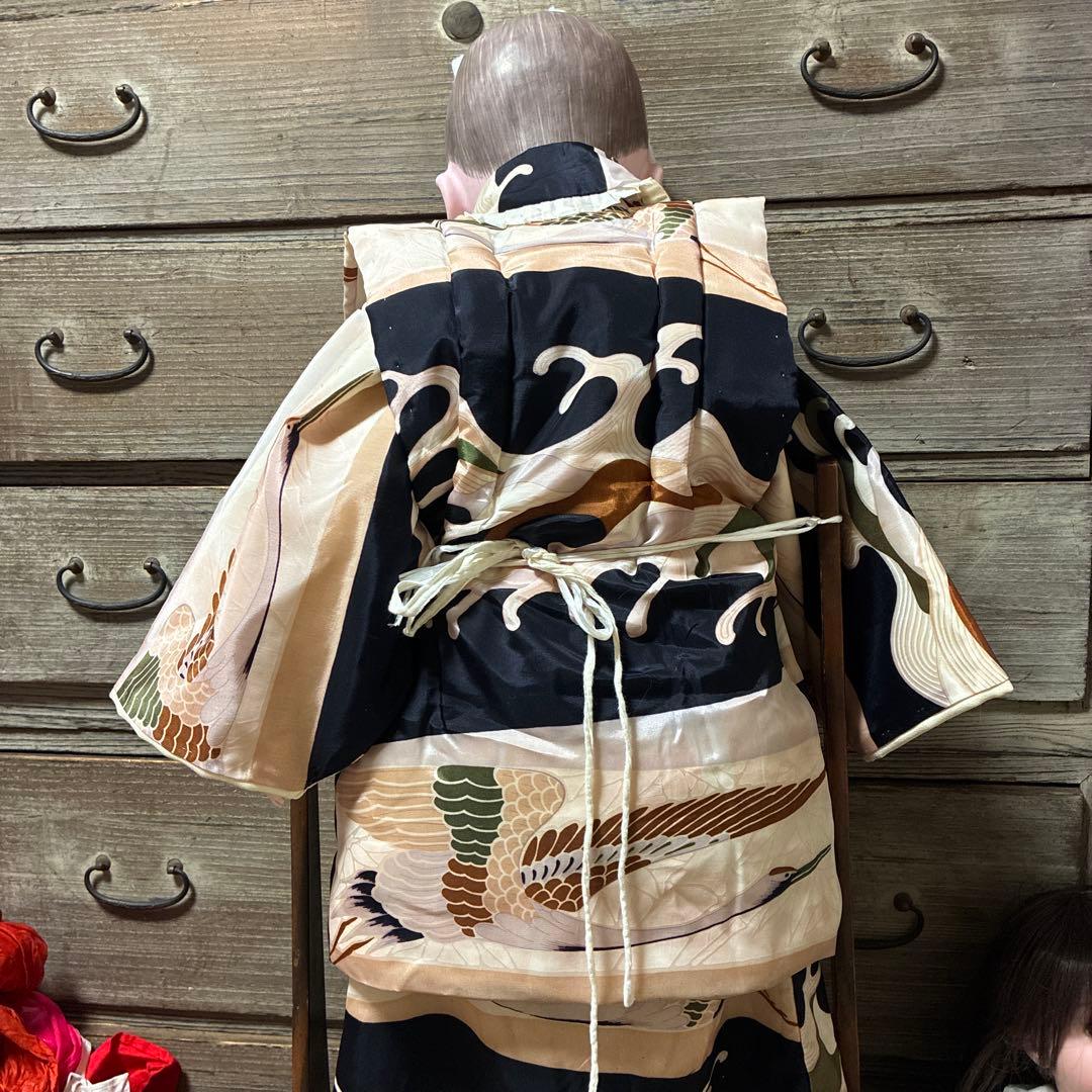 市松人形 大きな男の子　銘あり　真光齋