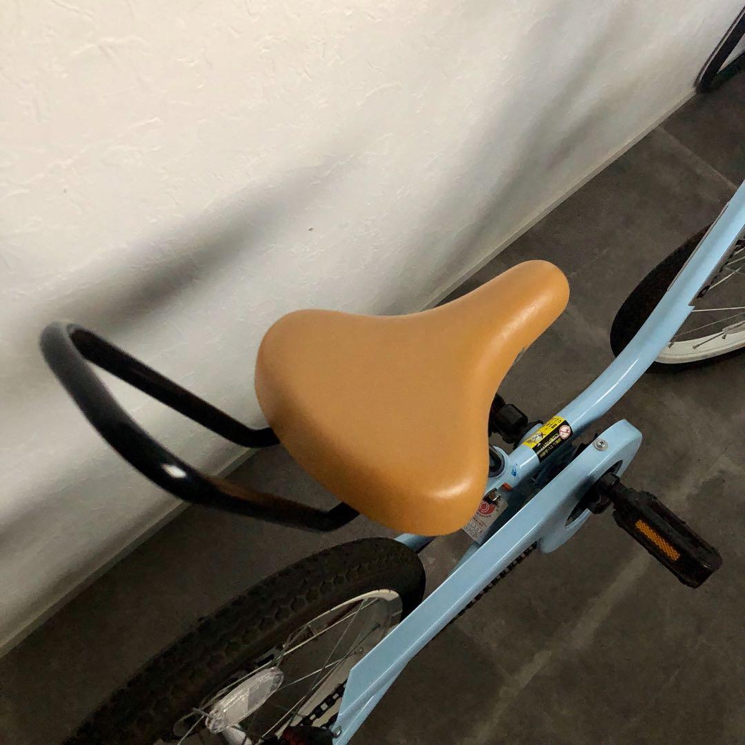 【匿名配送】ケッターサイクル　People キッズ自転車18インチ　ライトブルー