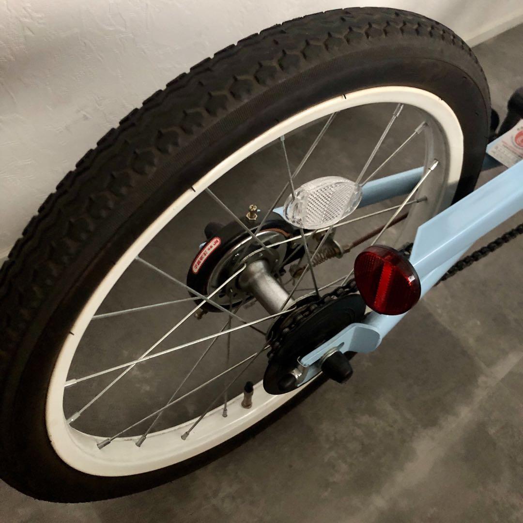 【匿名配送】ケッターサイクル　People キッズ自転車18インチ　ライトブルー