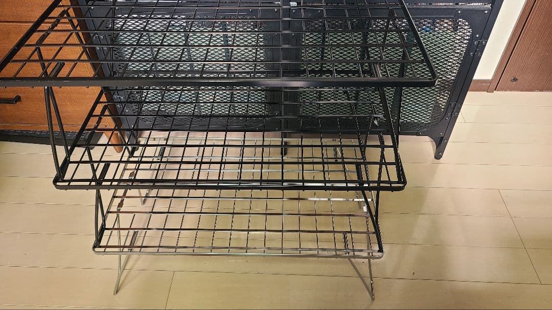 ユニフレーム フィールドラック3個セット 廃盤 クロームメッキケース付き