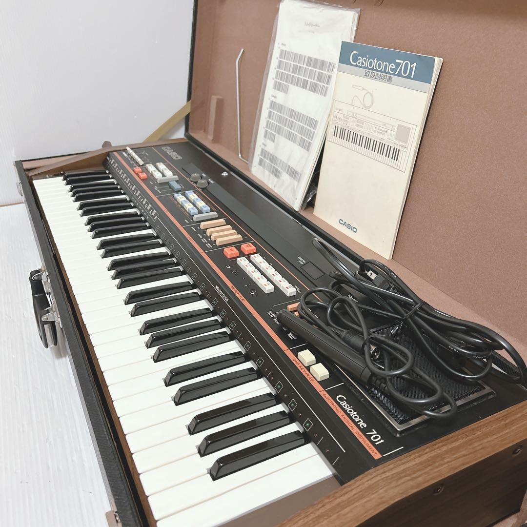 【動作OK】　CASIO Casiotone701 電子ピアノ　ビンテージ